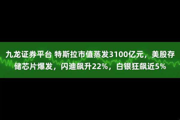 九龙证券平台 特斯拉市值蒸发3100亿元，美股存储芯片爆发，闪迪飙升22%，白银狂飙近5%